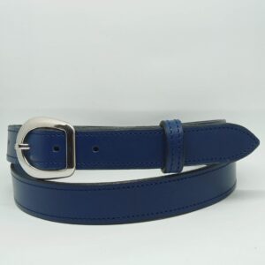 Cinturón azul con hebilla Lanzadera Cerrada- Añil Constantina